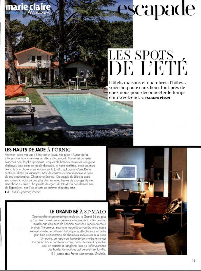 Les Hauts De Jade Maison D'Hotes Порник Экстерьер фото
